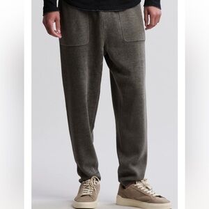 Barefoot Dreams Men’s XL Olive Branch Patch Pocket Joggers Cozy Chic Ultra Lite